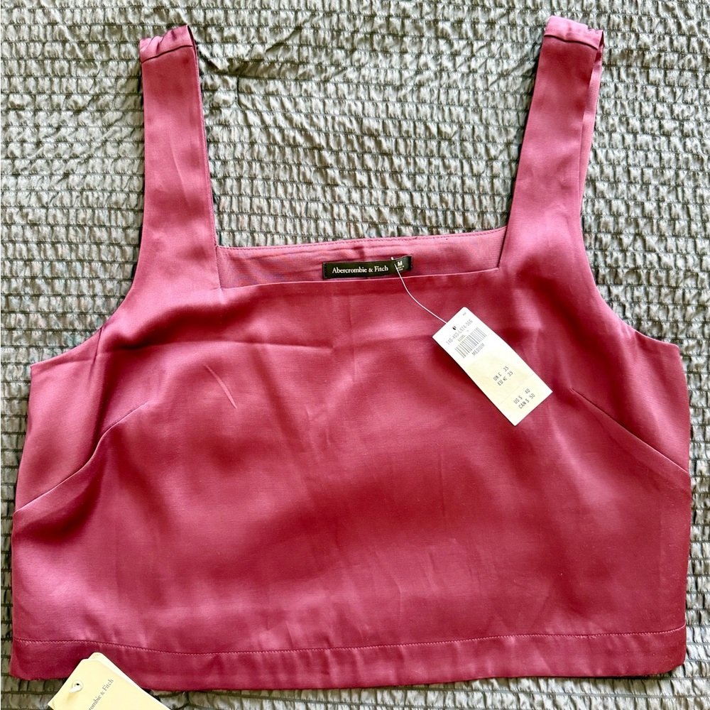 Abercrombie & Fitch Pink Crop Top